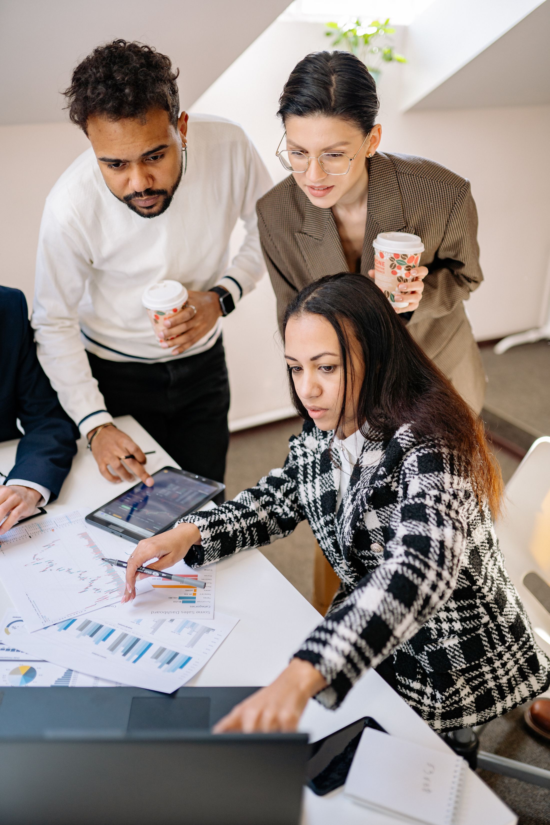 Senior investment professionals in an institutional boardroom
